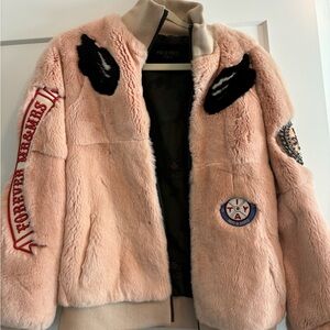 Mr & Mrs Fur Jacket-  size Medium